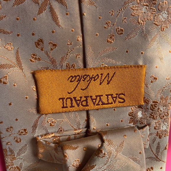 Satya Paul Jacquard Printed Silk Tie - Picture 4 of 5